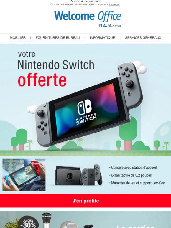 Console Nintendo Switch offerte ! Milled