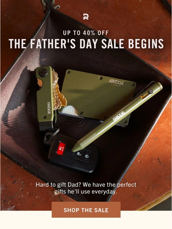 Up to 40% off gifts for Dad