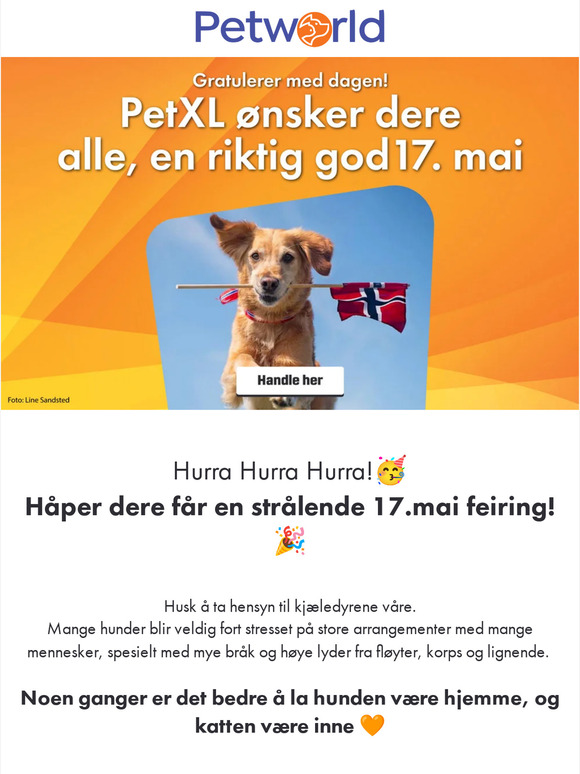 Ønsker dere en fin og trygg 17.mai feiring! 🐶🇧🇻