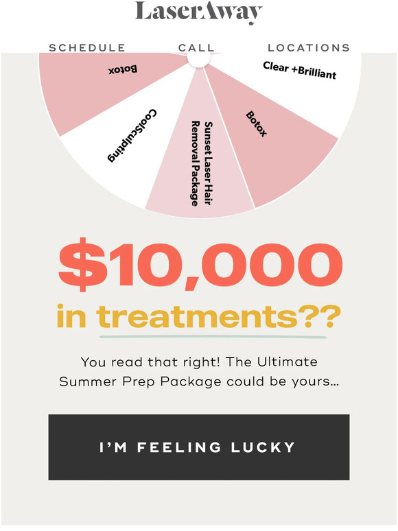 LaserAway —, are you our 10,000 winner? Milled