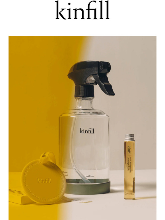 kinfill x Kinto water bottle