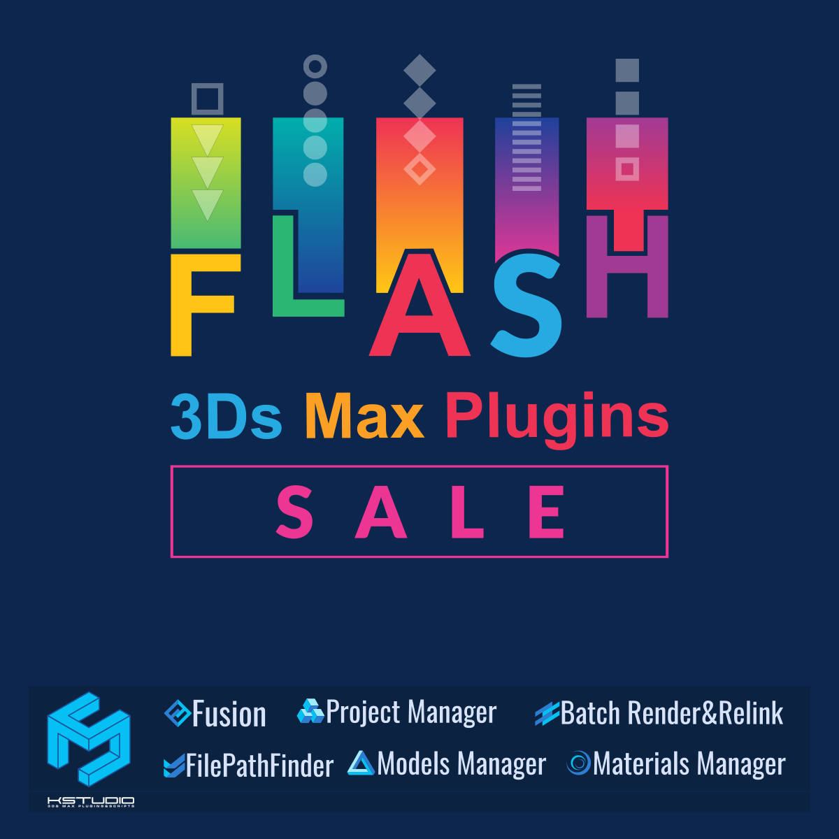 Kstudio: 25% discount - Flash Sale of Plugins for 3Ds Max | Milled