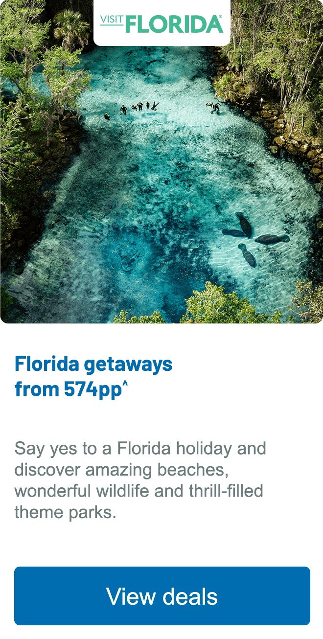 Florida getaways from 574pp^