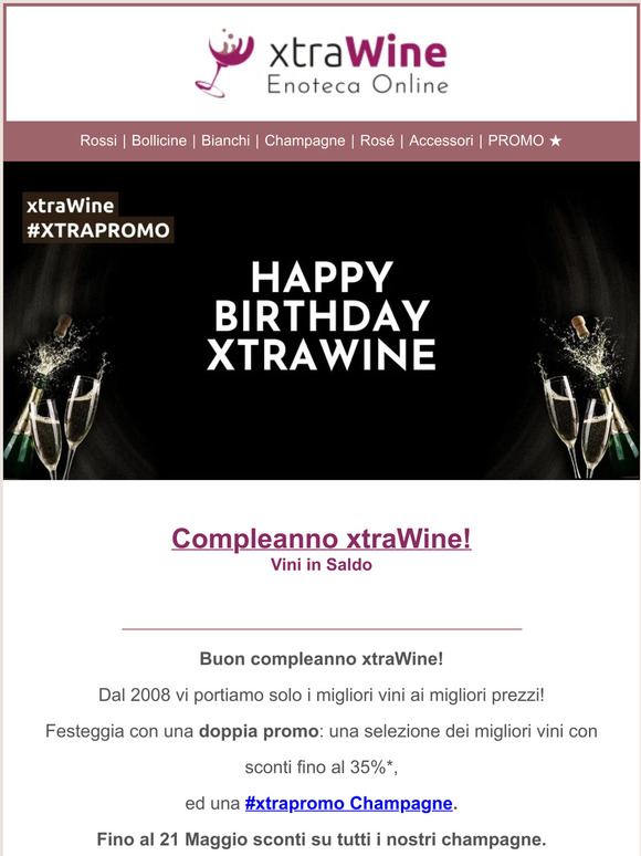 Compleanno xtraWine! 🍾