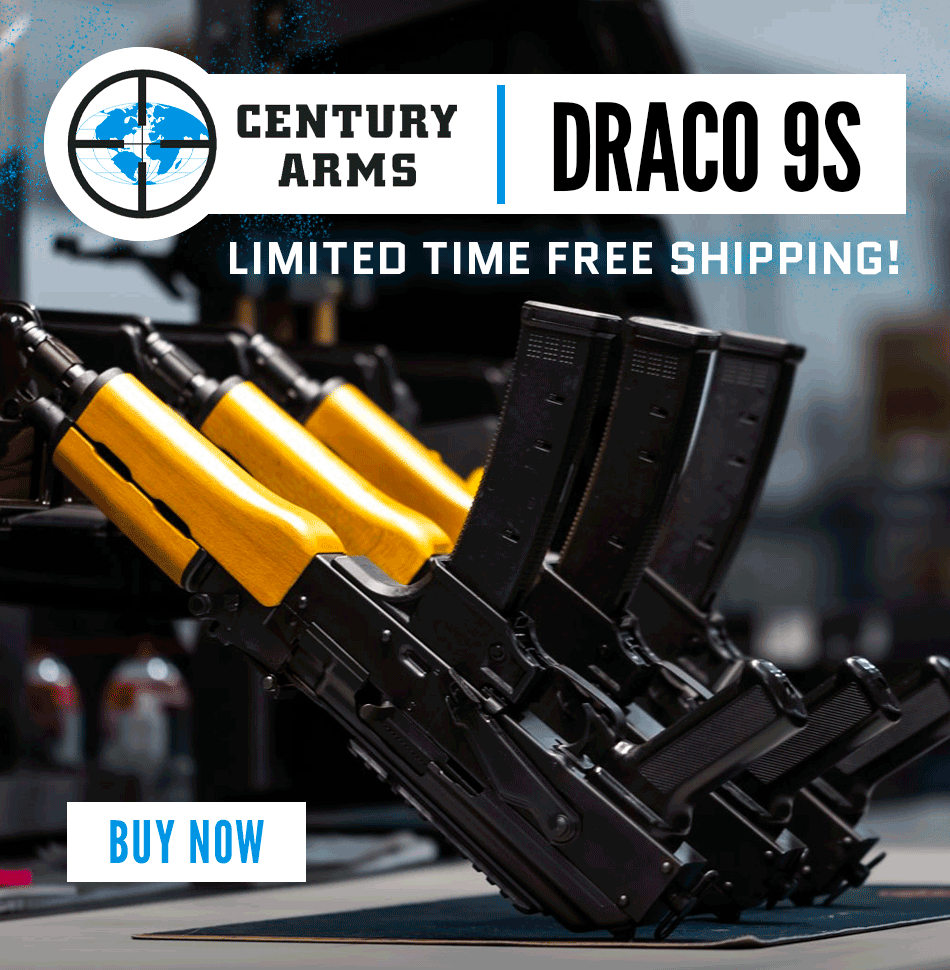 Century Arms Draco 9S Available In 9MM! Milled