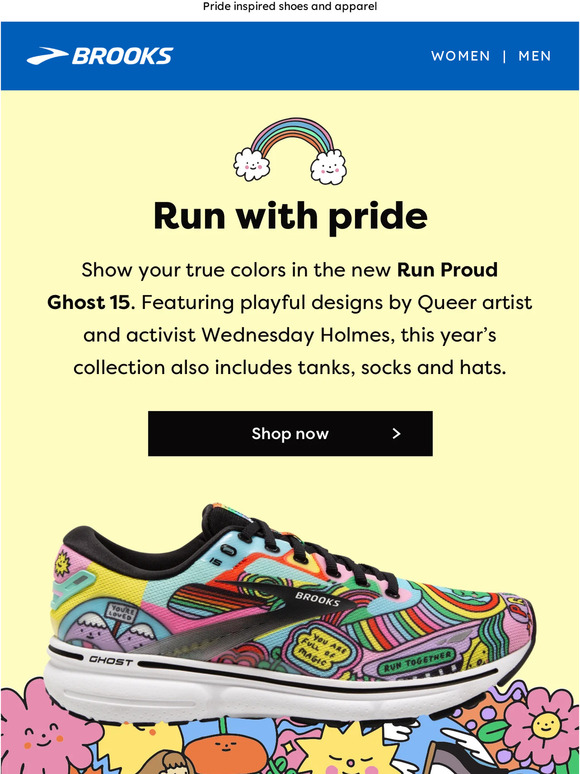 Brooks Running Just dropped The new Run Proud Collection 🌈 Milled