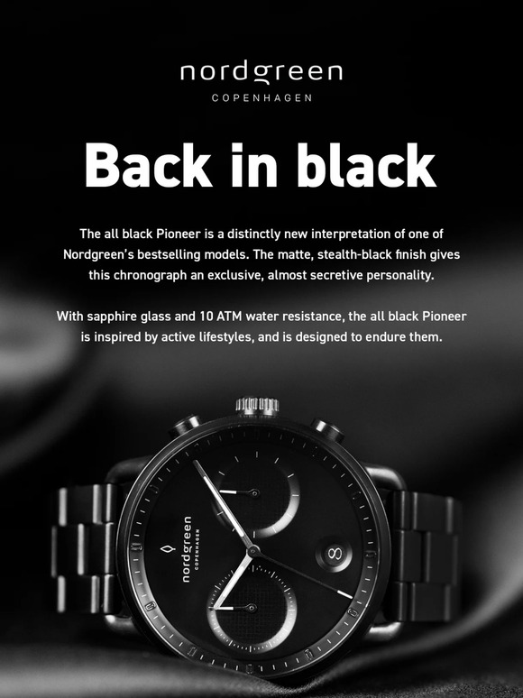 Nordgreen US Our bestselling chronograph got a new look Milled