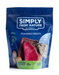 SIMPLY FROM NATURE - przysmak dla psa, przysmaki treningowe z mięsem strusia i wanilią, 300 g Złóż 