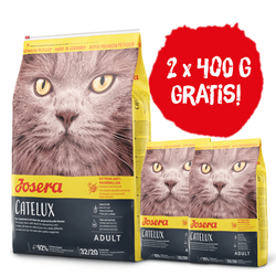 JOSERA Catelux 10 kg + (2x400g) GRATIS - sucha karma dla kota 10kg + (2x400g) GRATIS