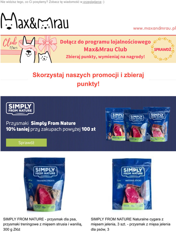 Dołącz do naszego klubu i odbieraj nagrody🏆🐕 Sprawdź nasze aktualne promocje✂