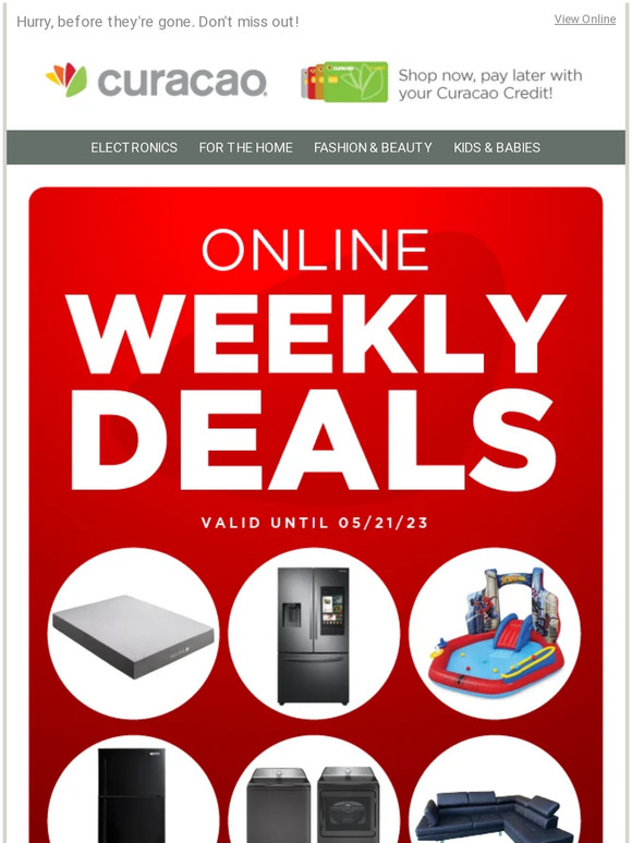 🔥 Online Weekly D E A L S! Save up to 75 on select items