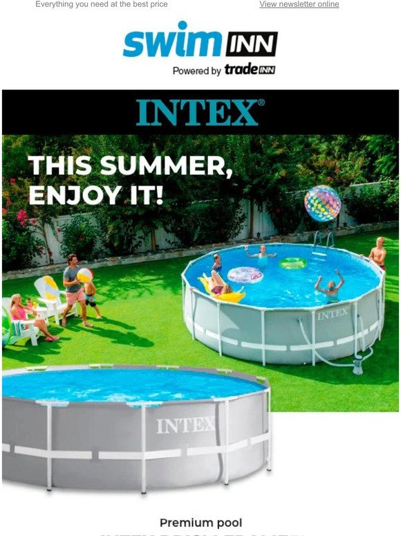 💦Enjoy the pool for hours with Intex