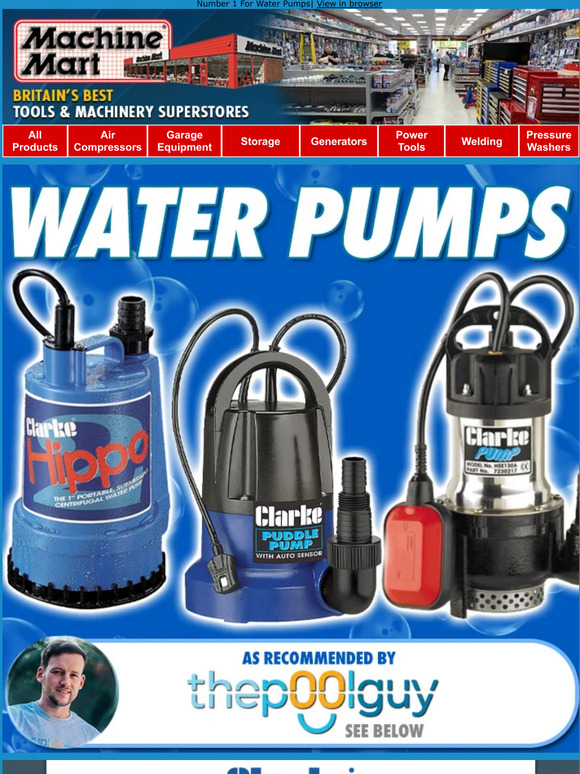 Machine Mart Pumps All Types & Sizes Now! InStores & Online Milled