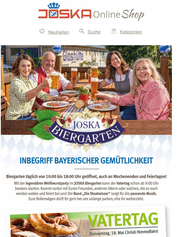 ➜ Langes Wochenende, kurzer Ausflug. Auf geht’s zu JOSKA ins Glasparadies!