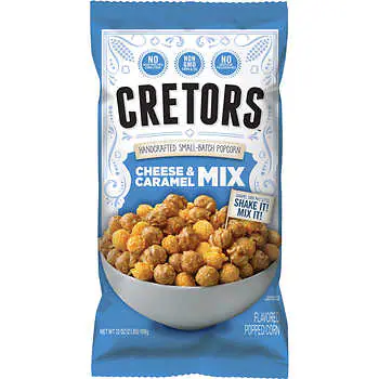 Cretors Cheese & Caramel Popcorn Mix