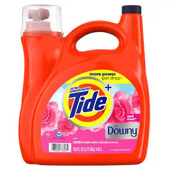 Tide Ultra Concentrated + Downy HE Liquid Laundry Detergent