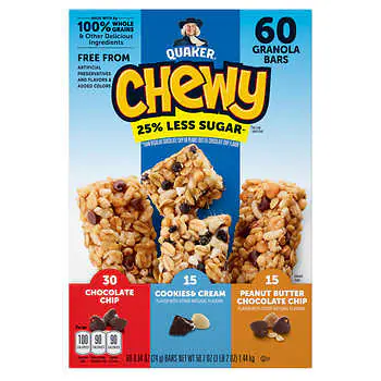 Quaker Chewy Less Sugar Granola Bars