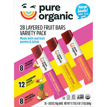 Pure Organic Layered Fruit Bars