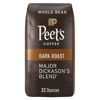 Peet’s Coffee Major Dickason’s Blend Dark Roast Whole Bean Coffee