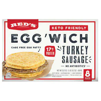 Red’s Turkey Sausage Egg’Wich