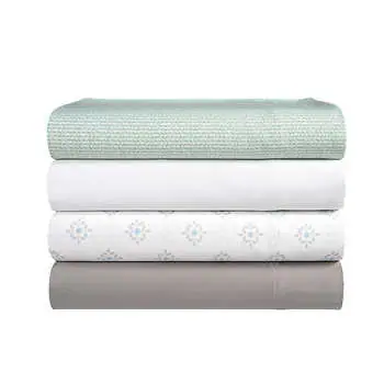 Pure Earth Tencel Blend 4-Piece Sheet Set