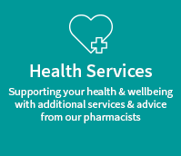 Health Services - supporting your health and wellbeing with additional services and advice from pharmacists