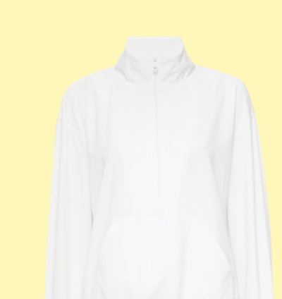 Stretch Woven In Stride Half Zip Pullover