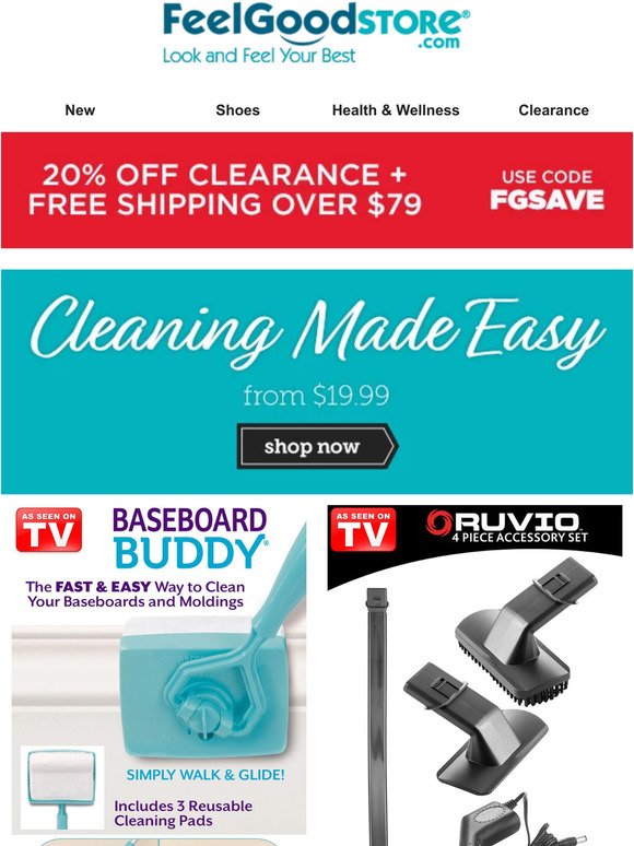 Cleaning Made Easy from $19.99