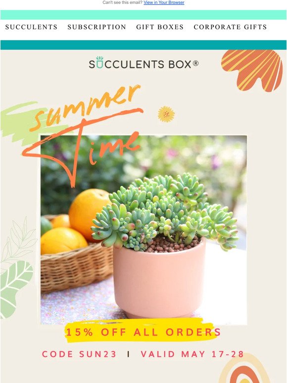 Get Growing - Save 15% on Summer Plants!