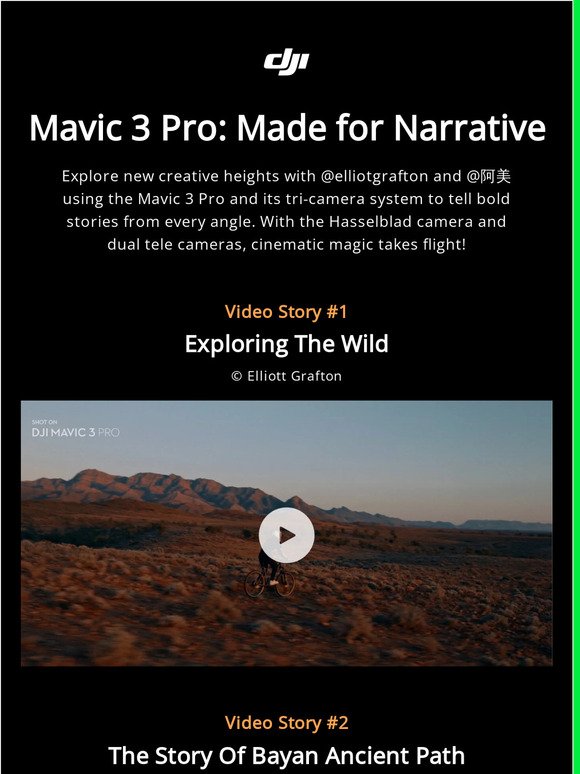 Mavic 3 Pro: Made for Narrative