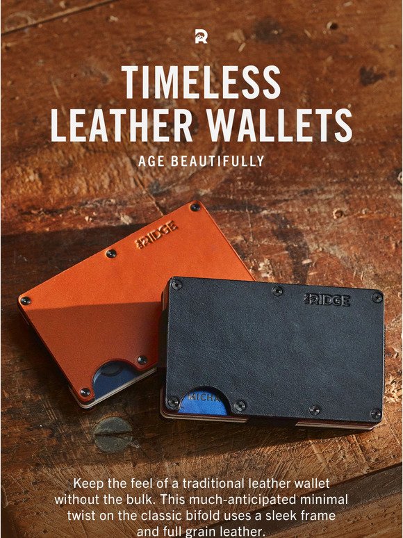 Leather Wallets Are Here