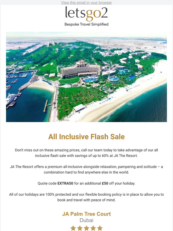 All Inclusive Flash Sale