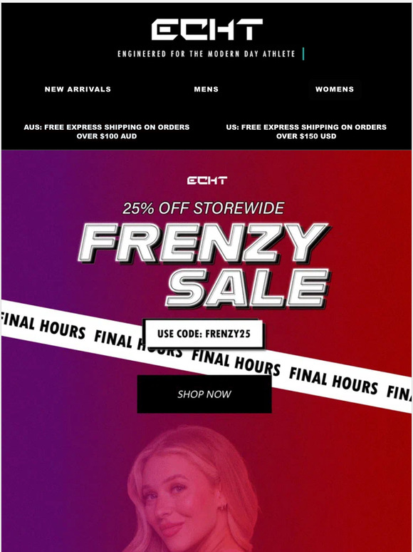 FRENZY ends soon!
