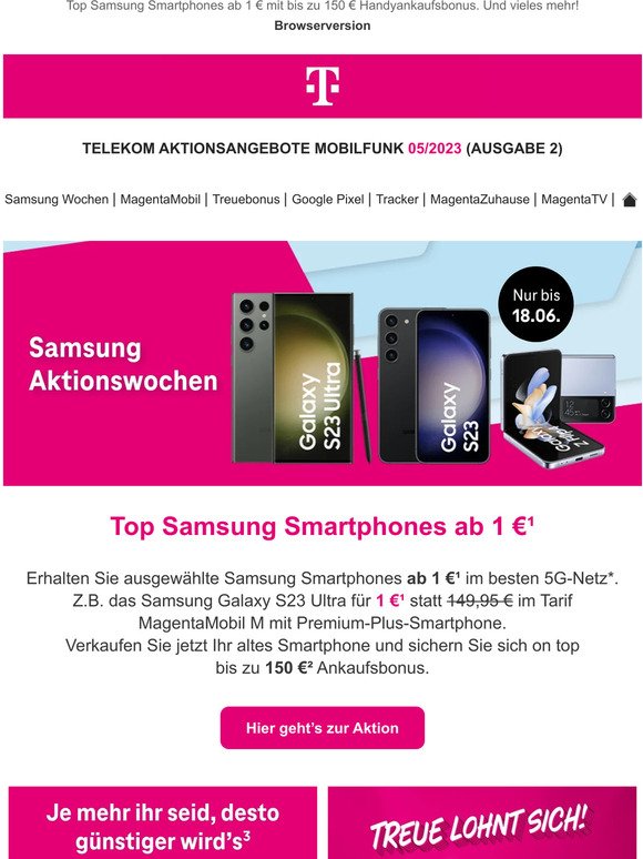 Jetzt entdecken: Samsung Aktionswochen und mehr!