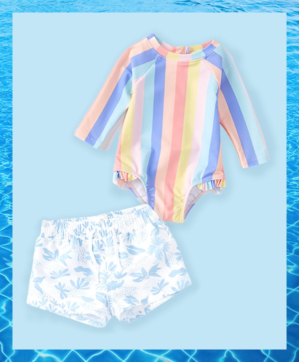 Dillards Kids’ Swim Soak Up the Fun Milled