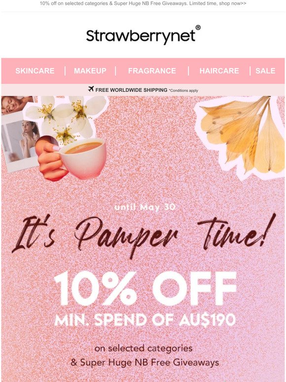 ❤️Great Discounts on Pamper Yourself Special Sale🎁✨