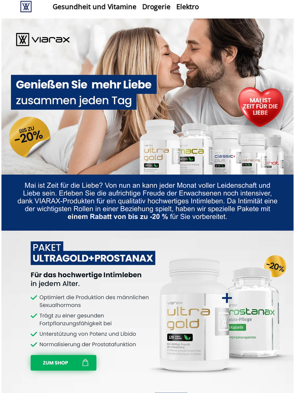 💕 Rabatt - 20% für mehr Liebe zu zweit