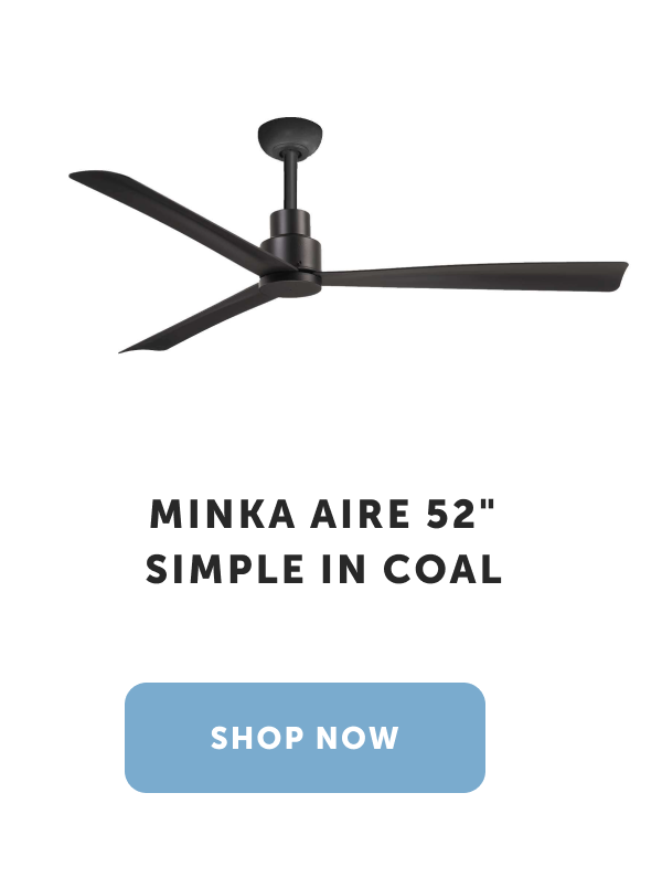 Minka Aire 52" Simple in Coal. Shop Now
