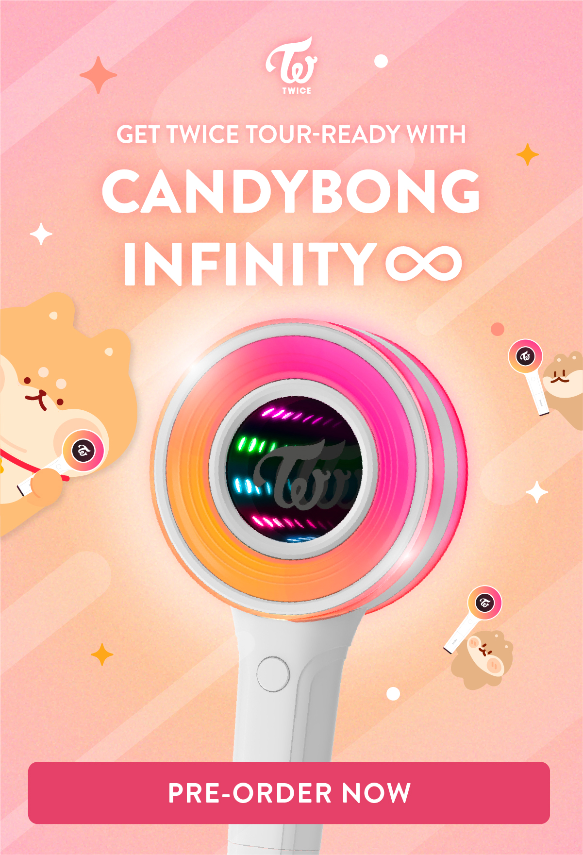 Twice Candy Infinity Lightstick Stand -  in 2023