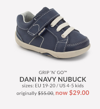 Grip 'n' Go™ Dani Navy
Nubuck
