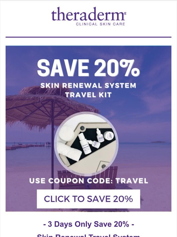 Discover Radiant Skin on the Go: Enjoy 20% Off on Our Travel Skin Care System!