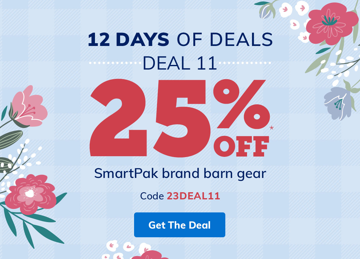 SmartPak Equine DEAL 11 25 OFF Barn Gear Milled