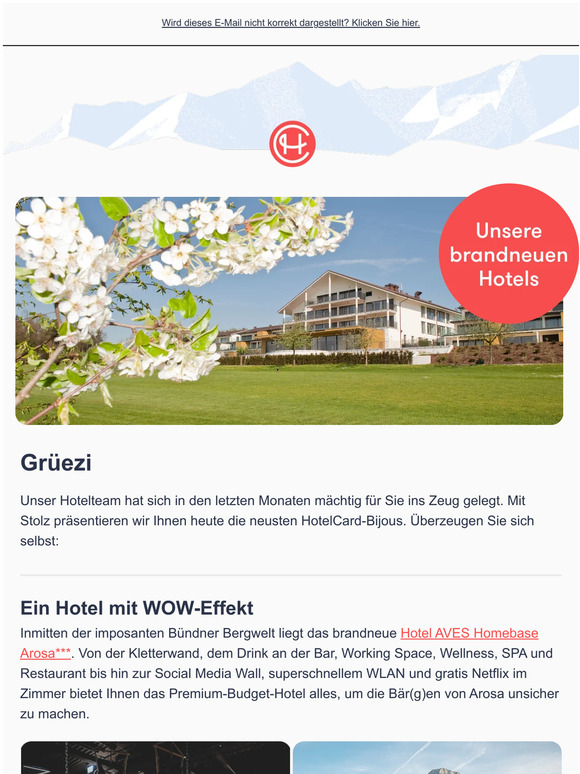 Brandneue Hotels bei HotelCard ⭐