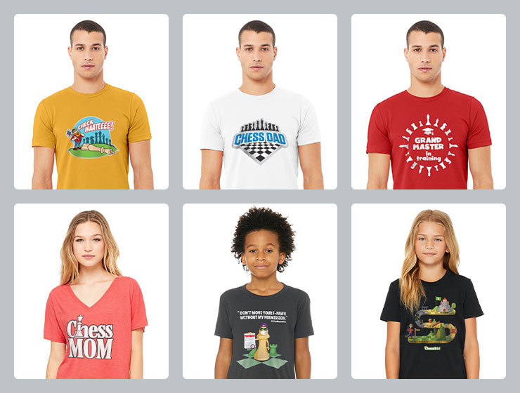 Cool Chess-Themed T-Shirts
