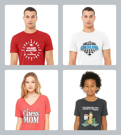 Cool Chess-Themed T-Shirts