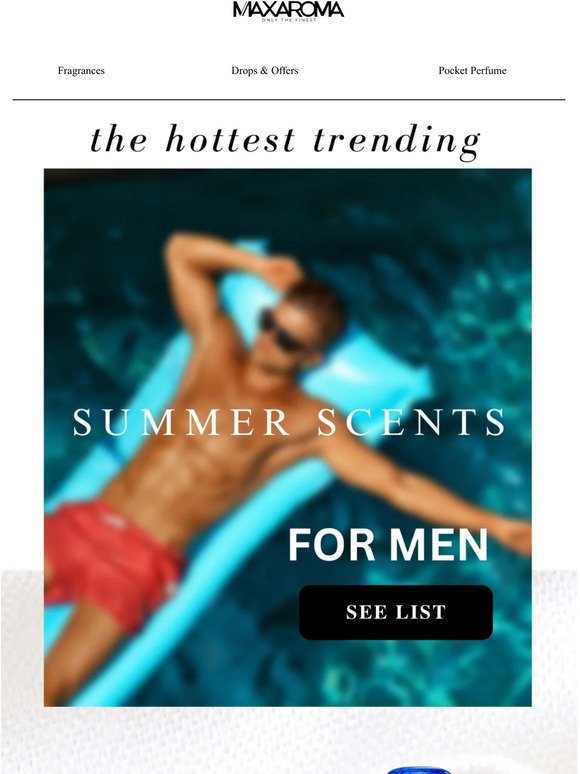 TOP 10 Summer Fragrances, Men, Women & Unisex