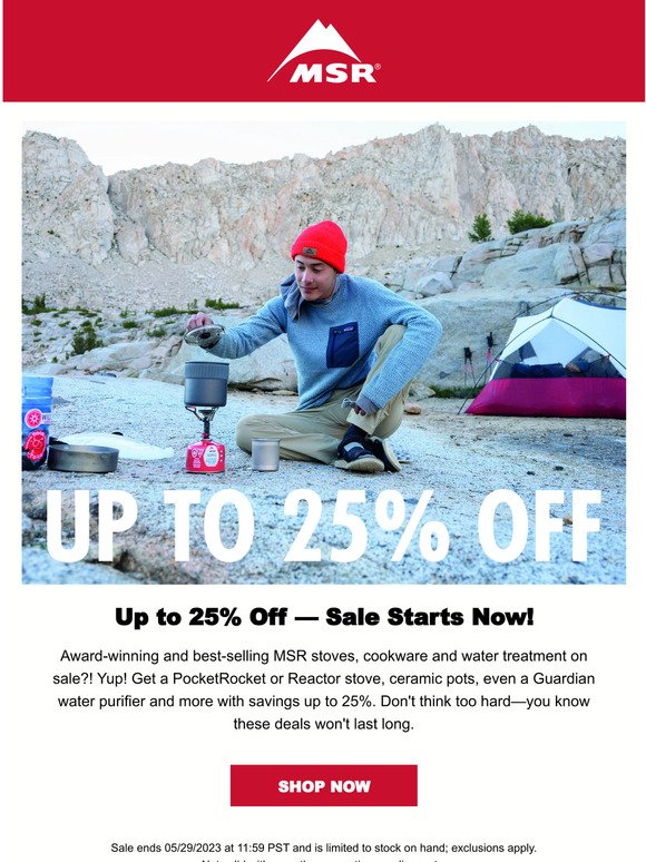 Get Up to 25% Off Before It's Gone