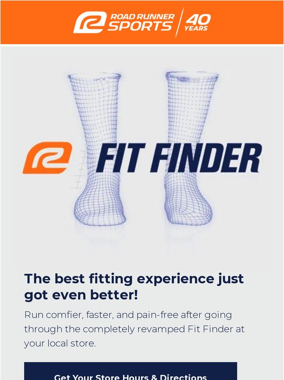 Experience the NEW Fit Finder