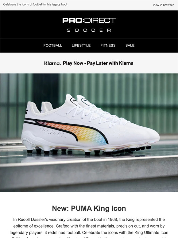 Just Landed: PUMA King Icon Available Now!