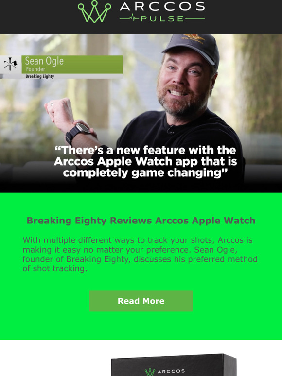 Arccos apple watch online review